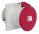 Walther-Werke 460406 Walther Anbaudose gerade 63A 4P 400V 6h IP44 Flansch 107x100mm