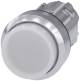 Siemens 3SU10510BB600AA0 3SU1051-0BB60-0AA0 illuminated pushbutton 22 mm round Met. high gloss white button high