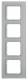 Berker 10146414 Glasrahmen 4fach B.7 alu