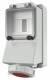 Mennekes 7130 16A5P 6H400V Wanddose IP67 mit TRAGSCHIENE