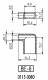 Ses-Sterling 01150080010 Plioprene BE-6 black TPE insulation, spouts f.Winkelstecker 01,150,080,010