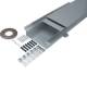 Hager BKWD300070 Floor duct flush with screed with tray and seal, sheet steel 300x(70-110) mm