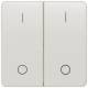 Siemens 5TG7962 DELTA profil titanweiß Wippe mit Symbolen I0 2fach Mittelstecker