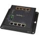Startech.com IES81GPOEW 8-Port PoE+ Managed Ethernet Switch 30W pro Port industrieller Wandmontage Netzwerk-Switch