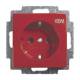 Busch Jaeger 2CKA002011A6236 20 EUC/DV-917 SCHUKO Steckdose EDV rot Busch-balance SI
