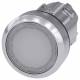 Siemens 3SU10510AB600AA0 Drucktaster beleuchtet 22mm rund weiß Druckknopf