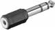 Goobay 11100 Audio-Adapter - Klinke 6,35 mm-Stecker (3-Pin, Stereo) > Klinke 3,5 mm-Buchse (3-Pin, Stereo)