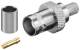 Goobay 11358 BNC Crimpkupplung with Gold Pin - for RG 59 / U cable