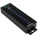 Startech.com ST1030USBM 10 Port Industrial USB 3.0 Hub ESD and overvoltage protection DIN rail or surface mountable
