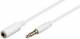 Goobay 62360 3,5mm-Klinke-Verlängerungskabel - Klinke 3,5 mm-Stecker (4-Pin, Stereo) > Klinke 3,5 mm-Buchse (4-Pin, Stereo)