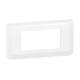 Legrand 277814L Rahmen 4-modulig horizontal Mosaic ultraweiß