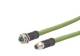 Btr Blumberger 142M6X12100 Ethernet X-kodiert 10 m M12 Bu. gerade-M12 St. gerade PUR