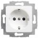 Busch Jaeger 2CKA002011A2829 BJ 20EUCQ-214 Steckdose 50x50mm Reflex SI alpinweiss