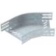 OBO Bettermann 6036134 RB 45 620 FT Bogen 45° für Kabelrinne horizontal 