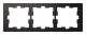 Merten MEG4030-6534 D-Life frame 3-fold anthracite