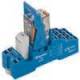 Finder 58P482305060 58.P4.8.230.5060 Koppelrelais mit Push-In-Klemmen, 4 Wechsler 7 A