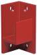 Dehn + Soehne 700098 Dehn H AB 32 46 K Holder for barrier beam 32x46 KS for wall mounting 2 pieces