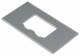 Hager GTVDM032 Montageplatte Daten 2-fach RJ45 19,5x14,85