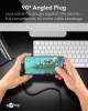 Goobay USB-C™-Kabel 90°, 2 m, schwarz, 2 m - 60 W, 3 A, 5