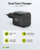 Goobay Twin Power Set 2x USB-C™-Ladegeräte (35 W), 2x USB