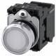 Siemens 3SU11520AB603BA0 Drucktaster beleuchtet 22mm rund weiß Knopf 1S AC/DC 24V