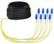 LWL-Kabel, Trunkkabel U-DQ(ZN)BH 8G 9/125, LC/LC OS2 110m, Trommel,