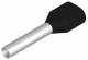 Weidmüller ferrule 1.5 mm ² black, H1, 5/20D/SW/ZH/SV