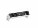 Bachmann Desk2 power strip, 2xsockets (CEE7), 1xUSB A&C 22W, 1xABD, with supply cable 0.2m GST18, painted white