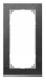 Merten MEG4025-3669 M-Pure Decor frame 2-fold without middle bar slate/aluminium