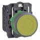 Schneider Electric XB5AA51C0 Schneider Drucktaster, kompl, Kunststoff, tastend, gelb, 22mm