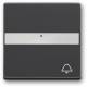 Busch Jaeger 2CKA001731A3998 BJ 1764 NLI/KI-81 rocker anthracite future linear cover for switch/button