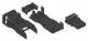 WAGO 890-124 socket with strain relief plate housing 4p white