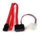 StarTech.com Slimline SATA Female to SATA with LP4 Power Cable Adapter - Serial ATA cable - 91.4 cm