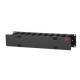 APC AR8600A Horizontal Cable Manager, 2U x 10,2 cm ( 4 Zoll ) Deep, Single-Sided mit