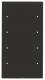 Berker 75144855 Touch Sensor 4x m., Bus coupler R.3 glass, black
