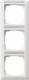 Gira 110303 frame 3-fold 1103.03, pure white-glänz Standard55