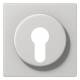 Jung LS928LG Cover for key switch, light gray LS 928 LG