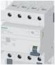Siemens 5SV37444 RCD switch type B 40A 3+N-pole 500mA 400V 4TE short-time delayed