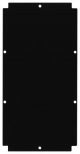 Telecom Behnke 20-4906 Behnke backing plate for frame size 2 (closed)