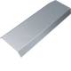 Hager AKBAZ2000402 Blind cover branch L800 mm 45° sheet metal for AK200x40 mm