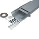 Hager BKWD300080 Floor duct flush with screed with tray and seal, sheet steel 300x(80-120) mm