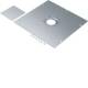 Hager UDM2050GBZ Montagedeckel für Univ. Bodendose Gr. 2 gestanzt rund 50 mm