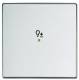 Busch Jaeger 2CKA006220A0045 BJ 6234-10-83 Rocker 1-fold dimmer Busch-free @ home alusilver