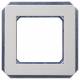 Siemens 5TG1912 DELTA profil titanium white Modu, 2-fold incl. Intermediate frame Schraubbef.