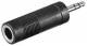 Goobay 11101 Audio-Adapter - Klinke 3,5 mm-Stecker (3-Pin, Stereo) > Klinke 6,35 mm-Buchse (3-Pin, Stereo)