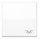 Jung AS591LWW Rocker with light symbol, AS 591 L WW alpine white