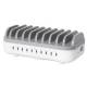 Manhattan 102766 10-Port USB-C Power Delivery-Ladestation bis zu 20 W pro Port intelligente Stromverteilung und sicheres Schnellladen