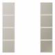 Jung ES2504TSA Tastensatz 4fach kpl LS/FD-design Edelstahl