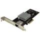 Startech.com ST10000SPEXI 1-Port 10G Ethernet PCI Express Netzwerkkarte 10GbE NIC mit Intel X550-AT Chip 10GBase-T NBASE-T Compliant