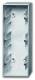 Busch Jaeger 2CKA001799A0917 BJ 1703-83 Aufputz-Gehäuse 3f future linear alusilber